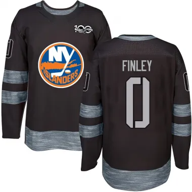 Black Youth Quinn Finley Authentic New York Islanders 1917-2017 100th Anniversary Jersey