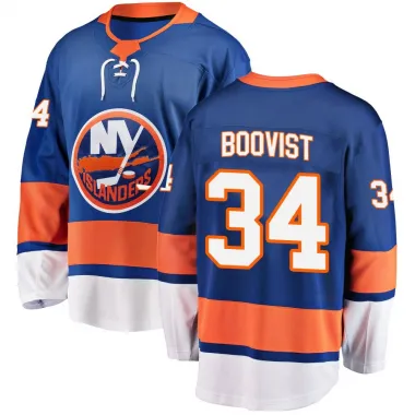 Blue Men's Adam Boqvist Breakaway New York Islanders Home Jersey