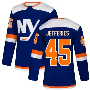 Blue Men's Alex Jefferies Authentic New York Islanders Alternate Jersey