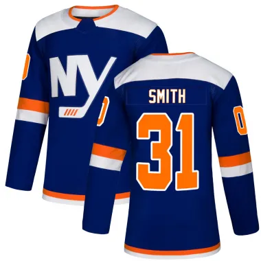Blue Men's Billy Smith Authentic New York Islanders Alternate Jersey