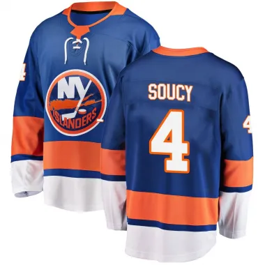 Blue Men's Carson Soucy Breakaway New York Islanders Home Jersey
