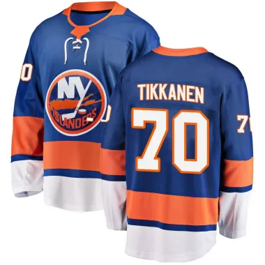 Blue Men's Henrik Tikkanen Breakaway New York Islanders Home Jersey