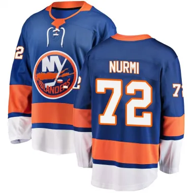 Blue Men's Jesse Nurmi Breakaway New York Islanders Home Jersey