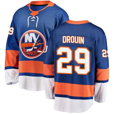 Blue Men's Jonathan Drouin Breakaway New York Islanders Home Jersey