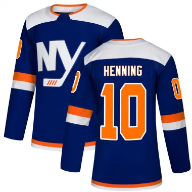 Blue Men's Lorne Henning Authentic New York Islanders Alternate Jersey