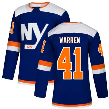 Blue Men's Marshall Warren Authentic New York Islanders Alternate Jersey