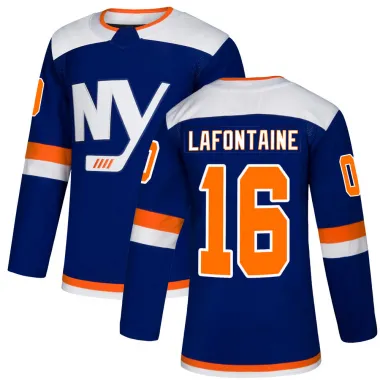 Blue Men's Pat LaFontaine Authentic New York Islanders Alternate Jersey