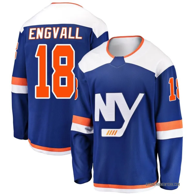 Blue Men's Pierre Engvall Breakaway New York Islanders Alternate Jersey