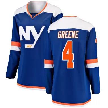 Blue Women's Andy Greene Breakaway New York Islanders Alternate Jersey