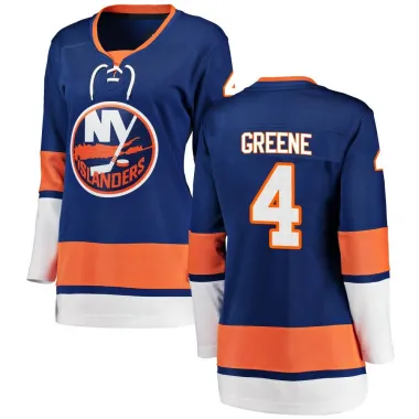 Blue Women's Andy Greene Breakaway New York Islanders Home Jersey