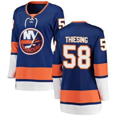 Blue Women's Camden Thiesing Breakaway New York Islanders Home Jersey