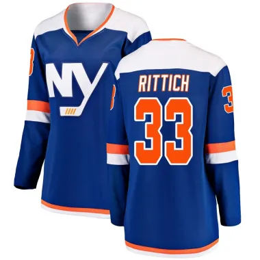Blue Women's David Rittich Breakaway New York Islanders Alternate Jersey