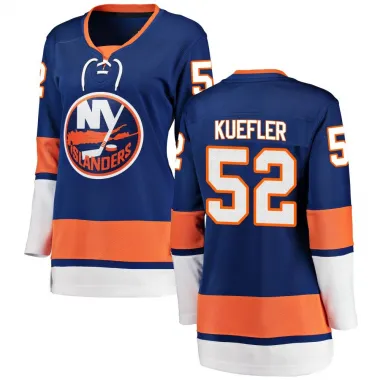 Blue Women's Daylan Kuefler Breakaway New York Islanders Home Jersey