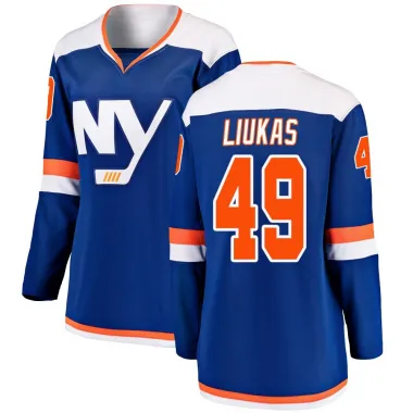 Blue Women's Eetu Liukas Breakaway New York Islanders Alternate Jersey