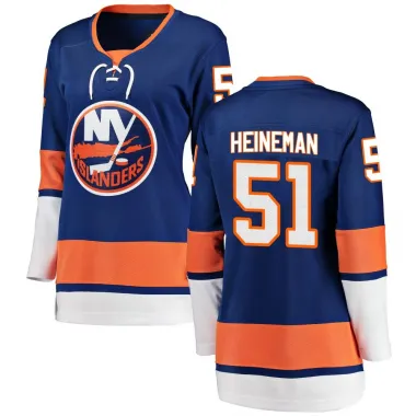 Blue Women's Emil Heineman Breakaway New York Islanders Home Jersey