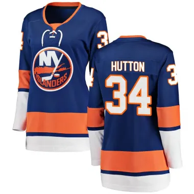 Blue Women's Grant Hutton Breakaway New York Islanders Home Jersey