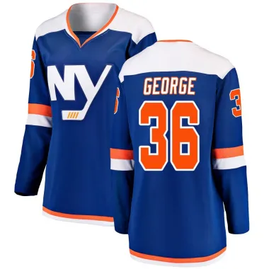 Blue Women's Isaiah George Breakaway New York Islanders Alternate Jersey