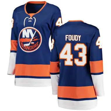 Blue Women's Liam Foudy Breakaway New York Islanders Home Jersey