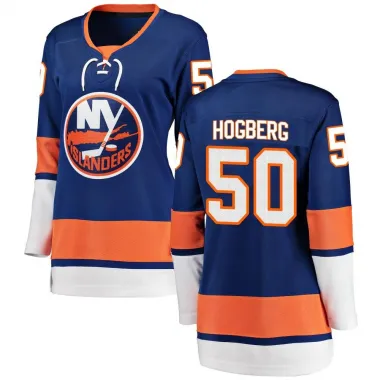 Blue Women's Marcus Hogberg Breakaway New York Islanders Home Jersey