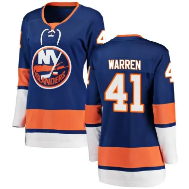 Blue Women's Marshall Warren Breakaway New York Islanders Home Jersey