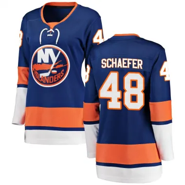 Blue Women's Matthew Schaefer Breakaway New York Islanders Home Jersey