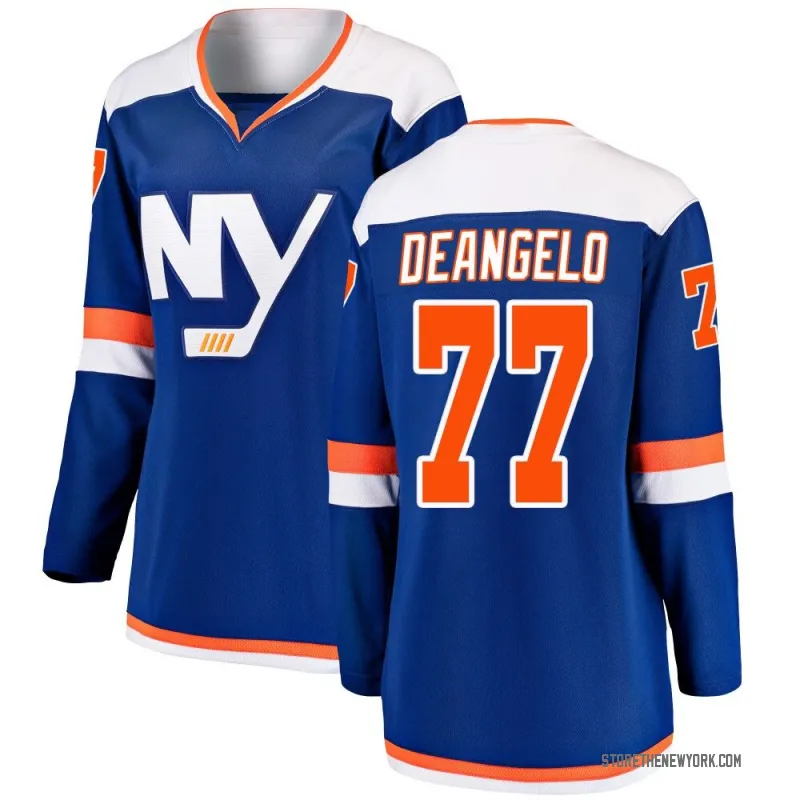 Blue Women's Tony DeAngelo Breakaway New York Islanders Alternate Jersey