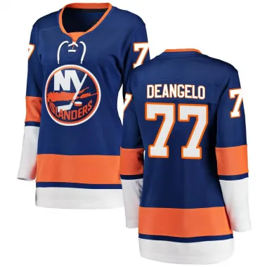 Blue Women's Tony DeAngelo Breakaway New York Islanders Home Jersey