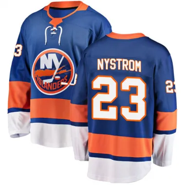 Blue Youth Bob Nystrom Breakaway New York Islanders Home Jersey