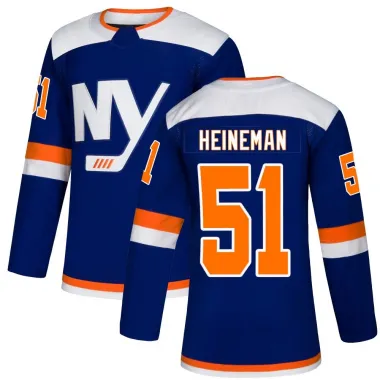 Blue Youth Emil Heineman Authentic New York Islanders Alternate Jersey