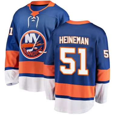 Blue Youth Emil Heineman Breakaway New York Islanders Home Jersey