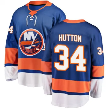 Blue Youth Grant Hutton Breakaway New York Islanders Home Jersey