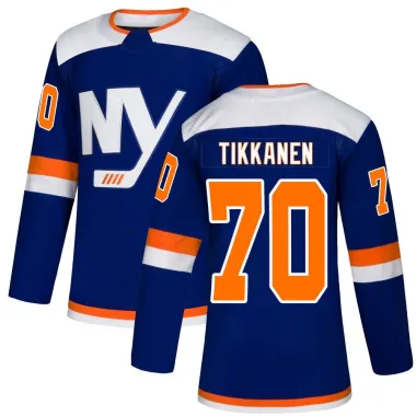 Blue Youth Henrik Tikkanen Authentic New York Islanders Alternate Jersey