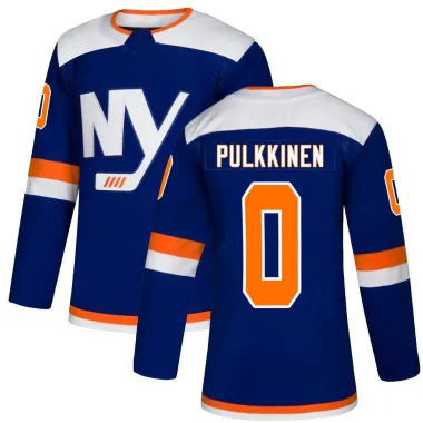 Blue Youth Jesse Pulkkinen Authentic New York Islanders Alternate Jersey