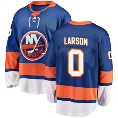 Blue Youth Joey Larson Breakaway New York Islanders Home Jersey