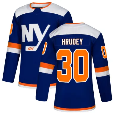 Blue Youth Kelly Hrudey Authentic New York Islanders Alternate Jersey
