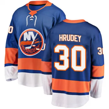 Blue Youth Kelly Hrudey Breakaway New York Islanders Home Jersey