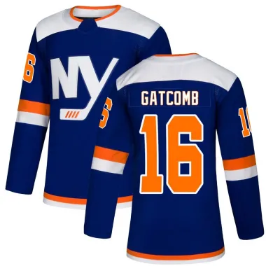 Blue Youth Marc Gatcomb Authentic New York Islanders Alternate Jersey