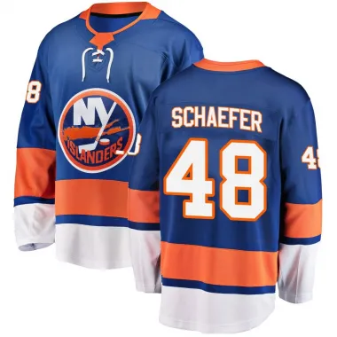 Blue Youth Matthew Schaefer Breakaway New York Islanders Home Jersey