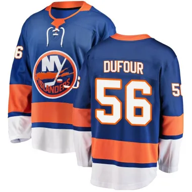 Blue Youth William Dufour Breakaway New York Islanders Home Jersey
