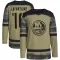 Camo Men's Pat LaFontaine Authentic New York Islanders Military Appreciation Practice Jersey
