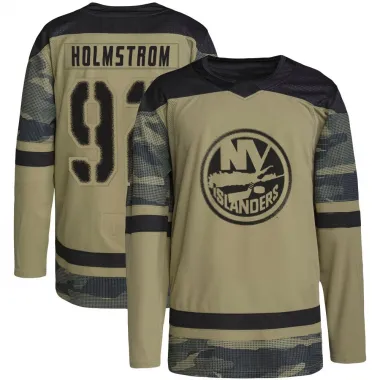 Camo Men's Simon Holmstrom Authentic New York Islanders Military Appreciation Practice Jersey