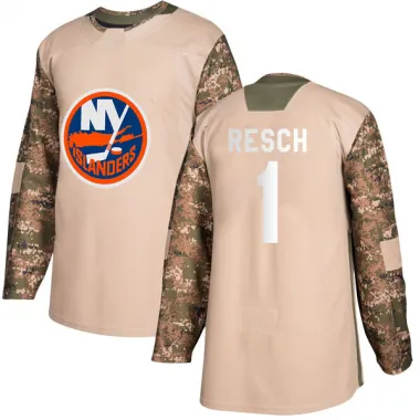 Camo Youth Glenn Resch Authentic New York Islanders Veterans Day Practice Jersey