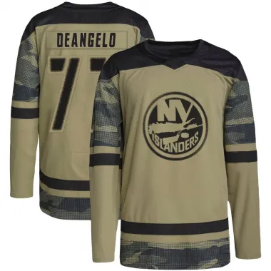 Camo Youth Tony DeAngelo Authentic New York Islanders Military Appreciation Practice Jersey