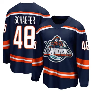 Navy Men's Matthew Schaefer Breakaway New York Islanders Special Edition 2.0 Jersey