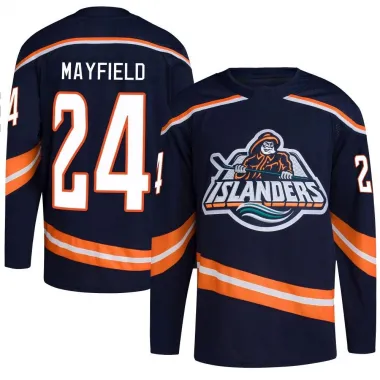 Navy Men's Scott Mayfield Authentic New York Islanders Reverse Retro 2.0 Jersey