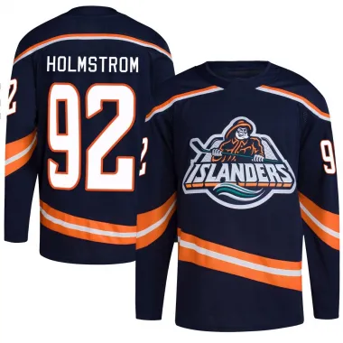 Navy Men's Simon Holmstrom Authentic New York Islanders Reverse Retro 2.0 Jersey