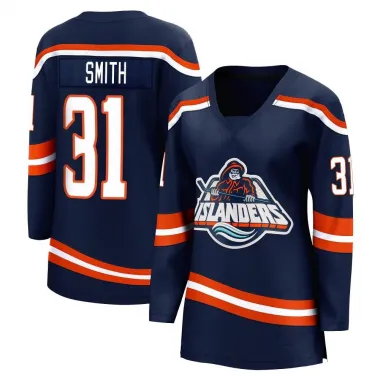 Navy Women's Billy Smith Breakaway New York Islanders Special Edition 2.0 Jersey