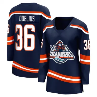 Navy Women's Calle Odelius Breakaway New York Islanders Special Edition 2.0 Jersey