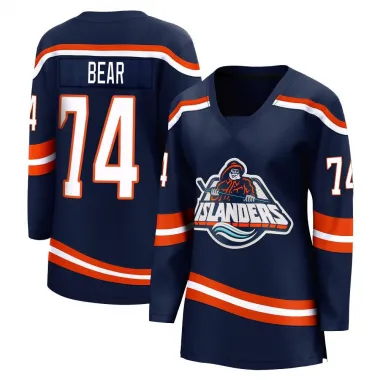 Navy Women's Ethan Bear Breakaway New York Islanders Special Edition 2.0 Jersey