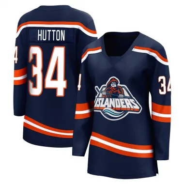 Navy Women's Grant Hutton Breakaway New York Islanders Special Edition 2.0 Jersey